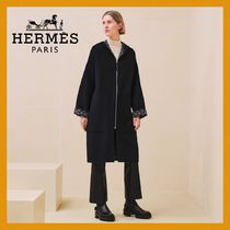 【大人気♪】HERMES エルメス リバーシブル ダッフルコート