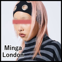 【Minga London】Elektra メタリック ホール ヘッドバンド 無地