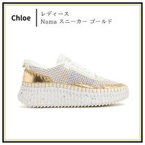 【Chloe】Nama スニーカー ゴールド 送関無料