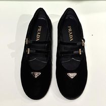 PRADA プラダ ベルベット バレエシューズ 1F794N