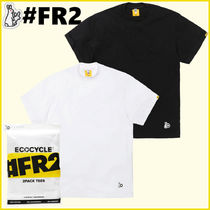 Fxxking Rabbits【#FR2】#FR2 ECOCYCLE Plain T-shirt 2-Pack