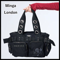 【Minga London】Sky of Skulls スカル ポケット ハンド バッグ