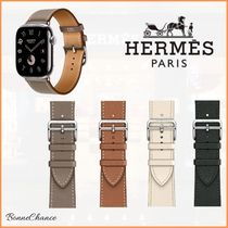 【定番４カラー☆】HERMES アップルウォッチバンド 46 mm