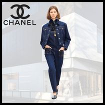 ★着やすいデニム素材★CHANEL デニムジャケット 25C