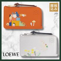 LOEWE★× Suna Fujita コラボ レザー カードケース 2色 コイン