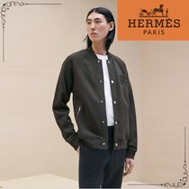 【HERMES】レーダーパッチテディブルゾン「メタリー オー カレ」