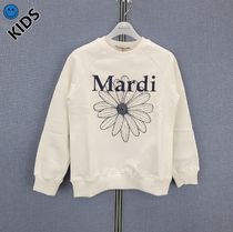 ●Mardi Mercredi●KIDS SWEATSHIRT FLOWERMARDI_IVORY NAVY