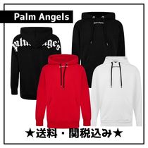 【Palm Angels】コットン ロゴ パーカー