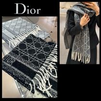 シック♪【 Dior 】マクロカナージュ ウール & シルク マフラー