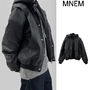 mnem レザージャケット 【mnem】Malt Two Way Leather Blouson