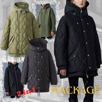 2-in-1【MACKAGE】おしゃれ☆MAIA キルティング パーカ コート