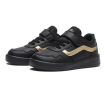 キッズ 【VANS】17-22 RIGIDA V2920K LX BLACK/GOLD 国内発送