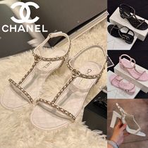 ハートのCCロゴがかわいい♪【CHANEL】25C サンダル