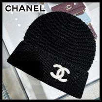 【すぐ届く◆どんなコーデにも合う♪】CHANEL ニット帽 ビーニー