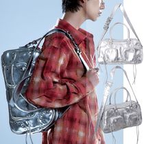 LECYTO★韓国★人気★Byron Leather City Bag_[Silver]