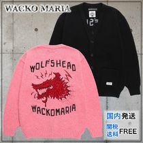 【国内買付】WACKOMARIA ワコマリア WOLF'S HEAD カーディガン