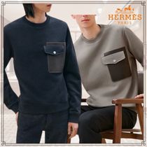 【全3色　直営店仕入れ】HERMES スウェットシャツラウンドネック