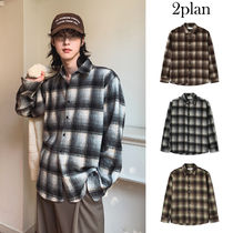 【2plan】Planet over check shirt