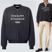 関税送料込【Acne Studios 】ロゴ ジップアップスウェットシャツ