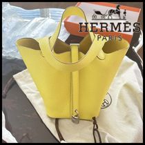 【エルメス】ピコタンロックPM サン　Sliver金具