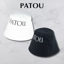 PATOU* パトゥ バケットハット 帽子 フェドラハット 単色 送関込