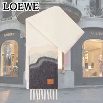 LOEWE*洗練された瞬間*ライトベージュ マフラー アルパカ&ウール