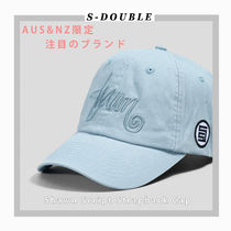 海外限定・注目ブランド【S-DOUBLE】スクリプト ロゴ キャップ