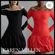 国内発・関税込!! KAREN MILLEN*バンデージニット ミニドレス