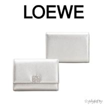 LOEWE 三つ折り財布 アナグラム パファー ウォレット C821S33X10