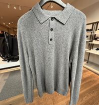 “COS MEN” ピュアカシミアポロシャツニット