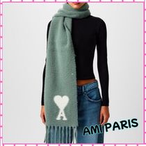 これからの季節の必需品！【AMI PARIS】ハートマフラー おしゃれ