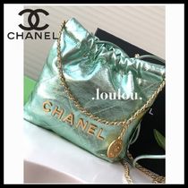 【コーデのアクセントに素敵☆】CHANEL22　ミニハンドバッグ