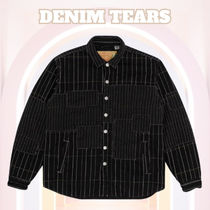 ステッチ【Denim Tears】Peace パッチワーク シャツジャケット