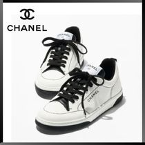 ◆シックなモノトーン◆ CHANEL スニーカー 【25C】 コットン