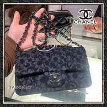 【花柄が女性らしさUP】CHANEL ミニクラシック ハンドバッグ