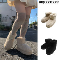 【Anyone more】Suren Fluffy Fleece Platform Ugg Fur Boots