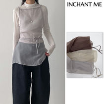 【INCHANT ME】Pintuck See-through Layered Bustier