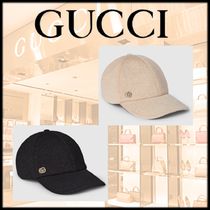 トレンド♪【GUCCI】ウール ニット＆ラメ ベースボールキャップ