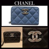 限定ロゴ☆【CHANEL】シャネル カードケース  ミニ財布