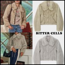 ★早期完売★BITTER CELLS★Awe Crop Fur Jacket★大人気★