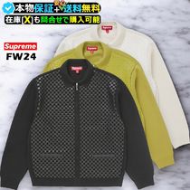 ★Supreme★送関込★話題のレザー ジップアップ カーディガン