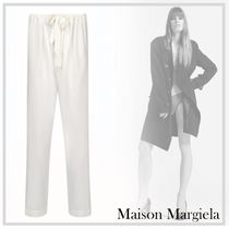 ハイセンスな【Maison Margiela】シルクポプリンパンツ 24AW新作