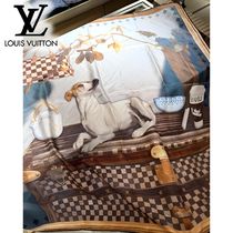 ★アレンジ色々★【Louis Vuitton】カレ90 ドッグ スカーフ