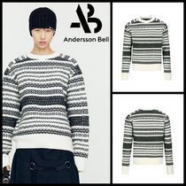 【ANDERSSONBELL】NORDIC CREW-NECK SWEATER★追跡可