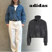 adidas☆プレミアム エッセンシャルズ デニム トラックトップ