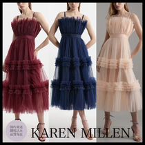 国内発・関税込!! KAREN MILLEN*チュール ティアードドレス