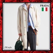 直営店★PRADA★コットンレインコート