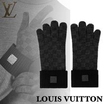 Louis Vuitton ★ ギフト◎ グローブ ヘッドライン 手袋