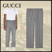 大人気【GUCCI】GGフランネルパンツ