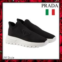 直営店●PRADA●ストレッチニットソックススニーカー